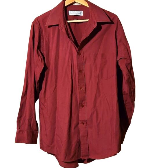 Van Heusen Other - Van Heusen Sleek Red Button-Down Shirt | 16.5 (32/33) 0148